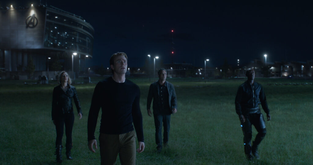 Don Cheadle, Chris Evans, Scarlett Johansson, and Mark Ruffalo in Avengers: Endgame (2019)