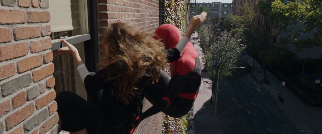 Zendaya and Tom Holland in Spider-Man: No Way Home (2021)