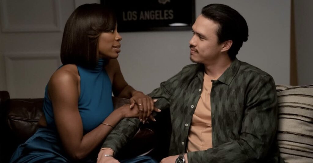 Alexander Hodge as Andrew Tan and Yvonne Orji as Molly Carter
