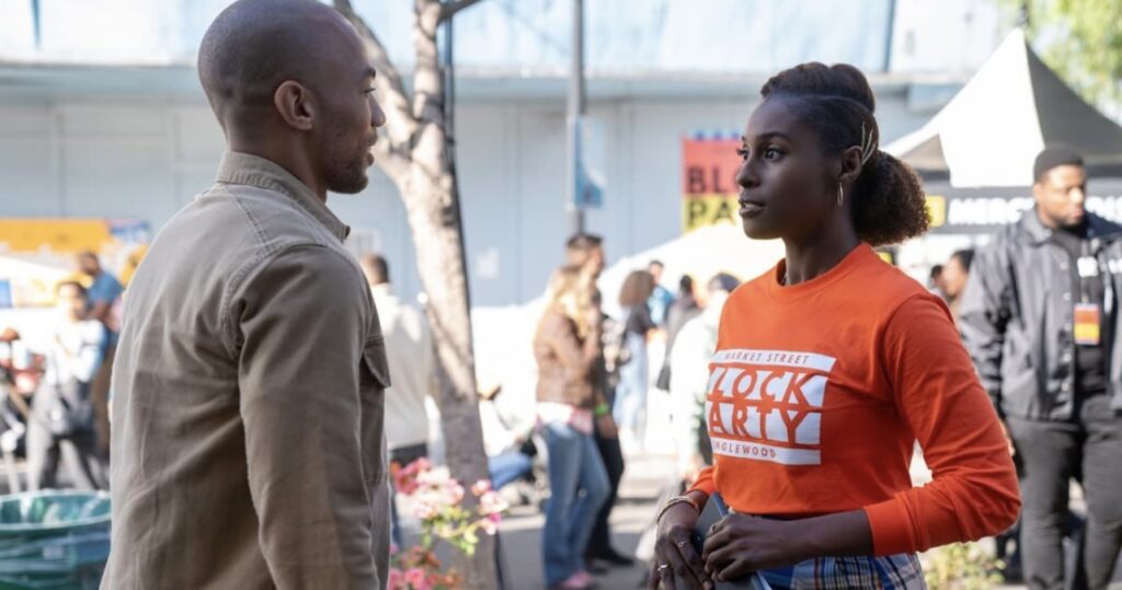 Kendrick Sampson as Nathan Campbell and Issa Rae as Issa dee 
