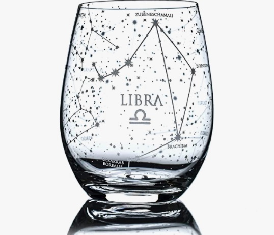 Libra Stemless Wine Glass