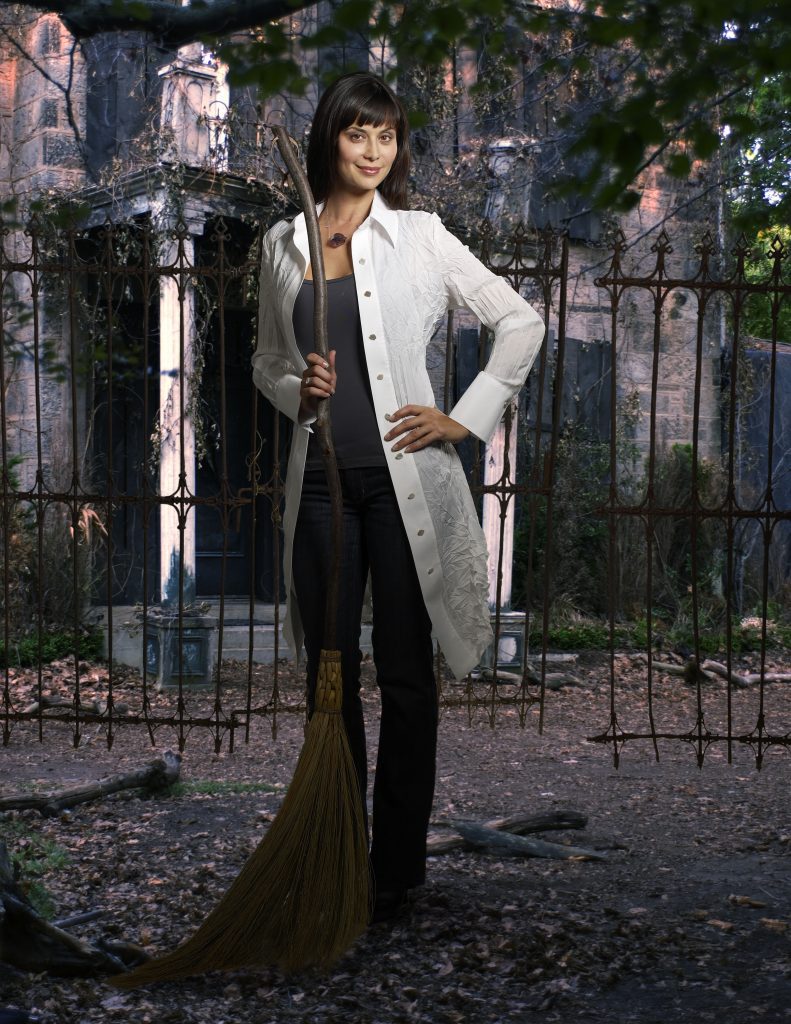 cassie with broom the good witch