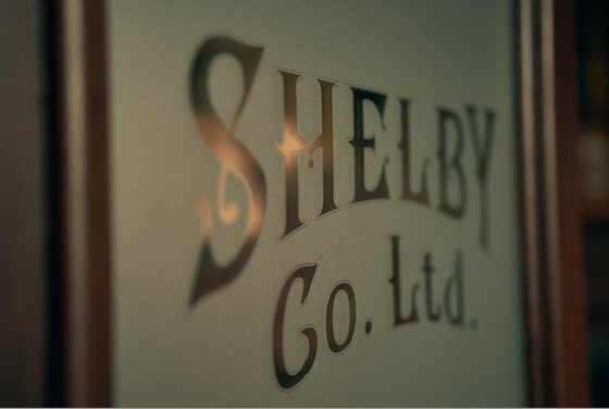Shelby door in peaky blinders