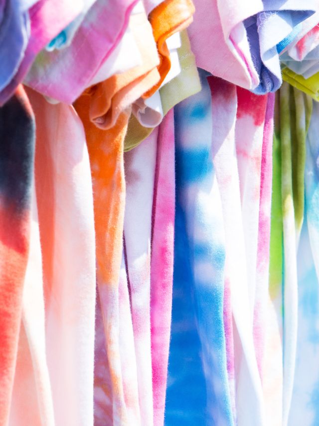 tie-dyed shirts