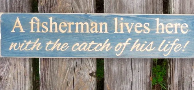 fisherman sign
