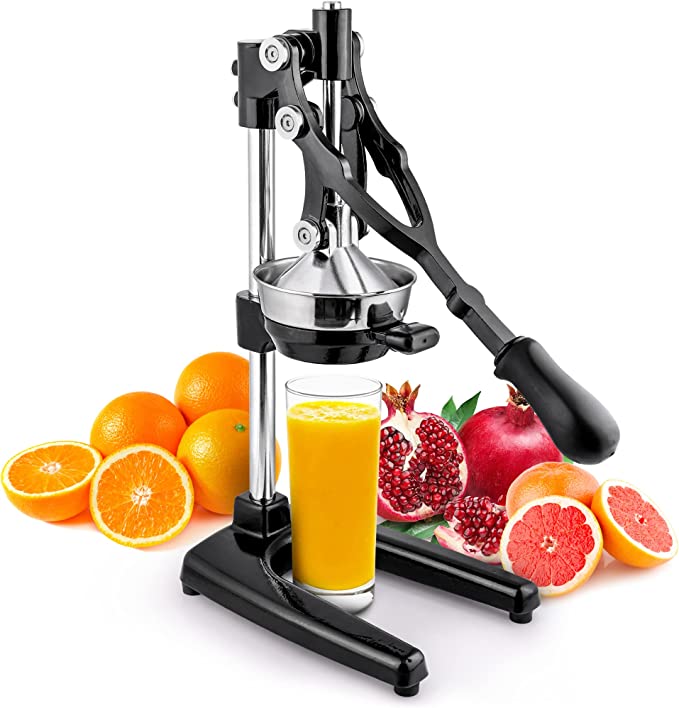 Manual Juicer Juices Pomegranate,Oranges Limes And Grapefruits Juicing Is Fast Easy And Clean Large Commercial Juice Press Citrus Juicer Lemons 