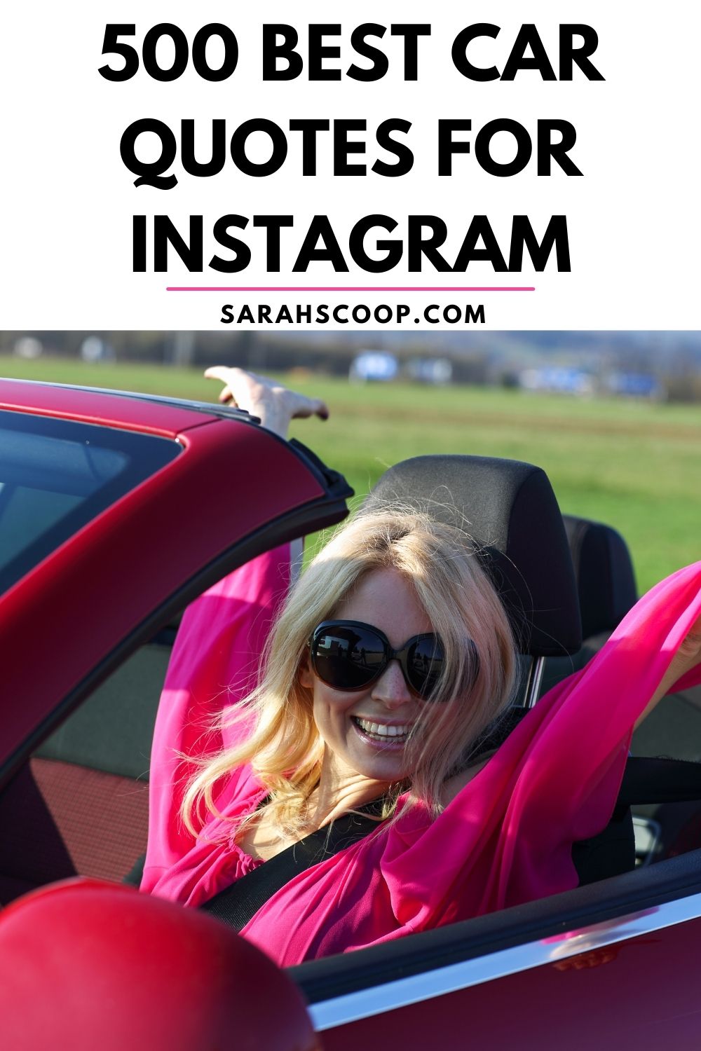 Top 500 Best Car Quotes For Instagram - Cool and Funny Captions - Sarah  Scoop
