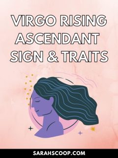 Virgo rising appearance and traits.
