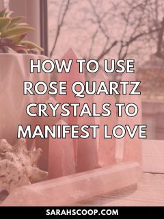 Discover the enchanting power of rose quartz crystals in manifesting love.