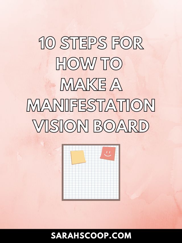 steps on how to make a manifestation vision board
