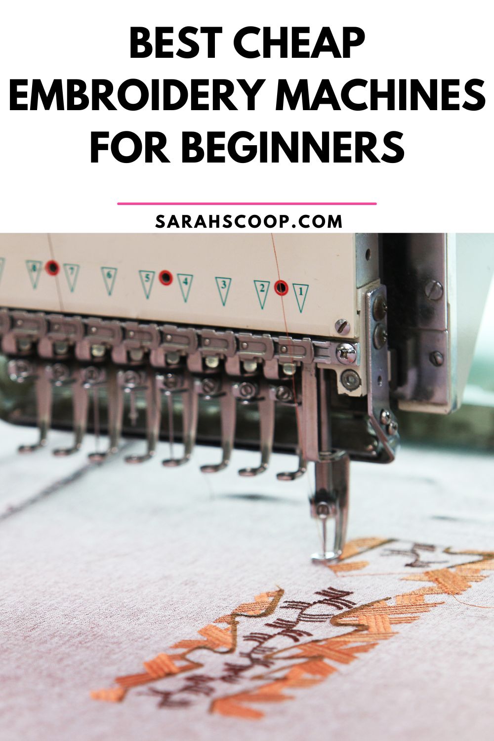 15 Best Cheap Embroidery Machines for Beginners