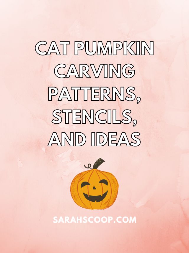 cat pumpkin carving templates