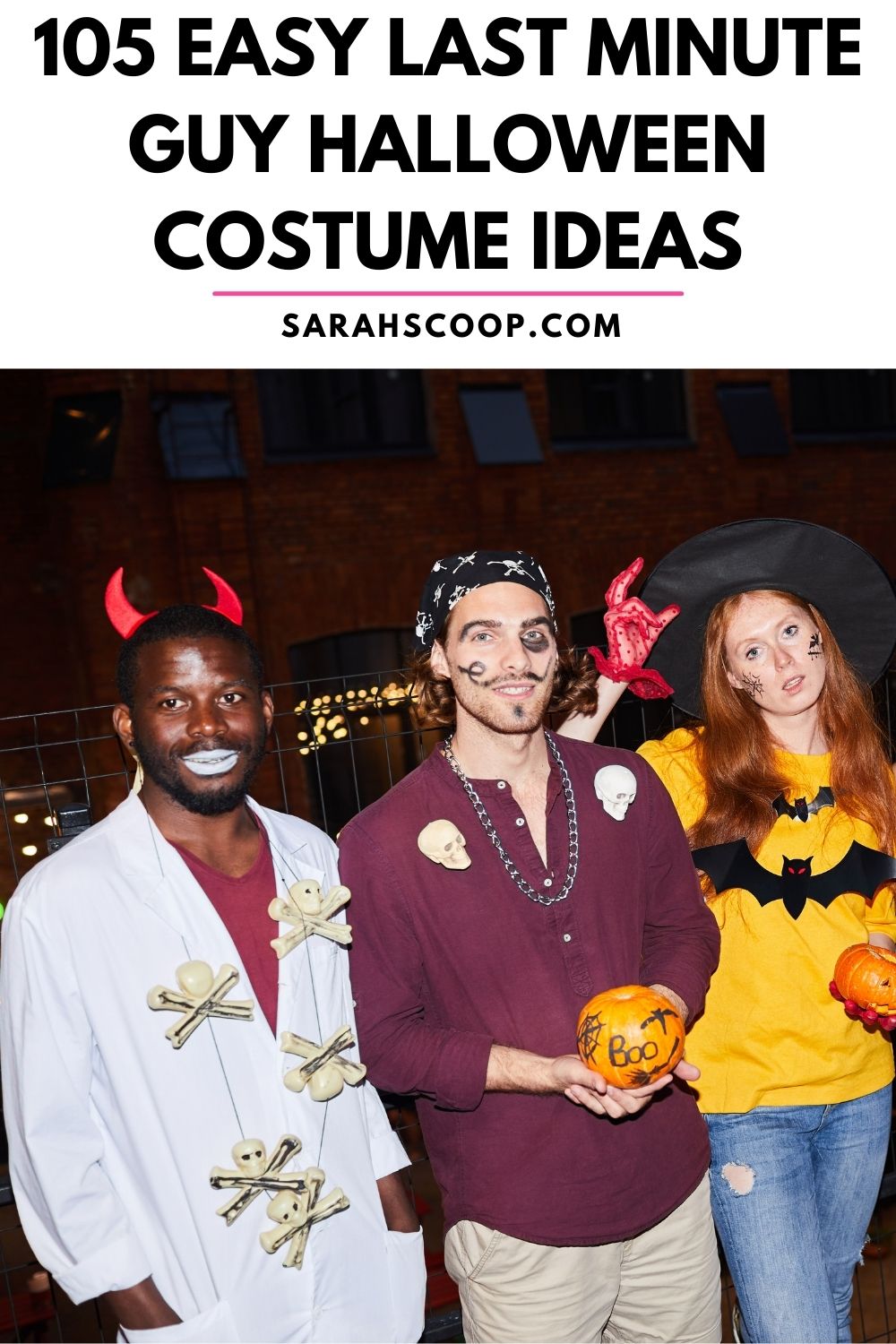 105 Easy Last Minute Guy Halloween Costume Ideas | Sarah Scoop