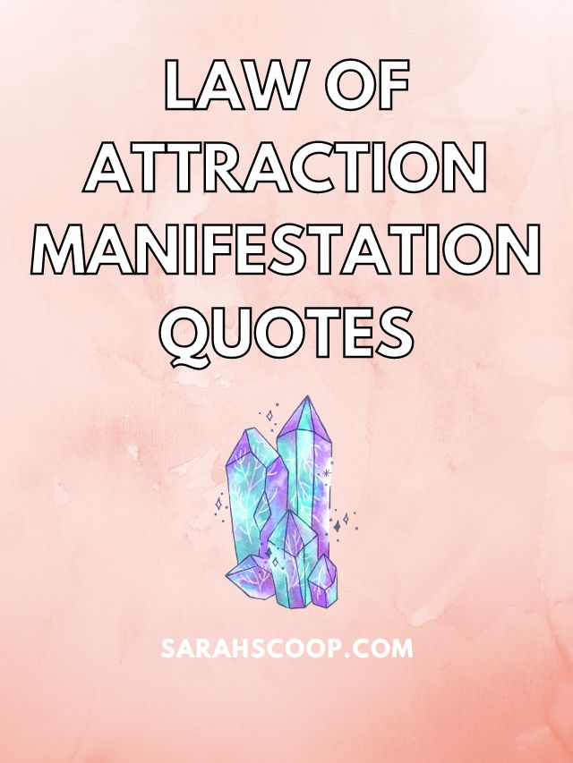 law of attraction manifestation quotes