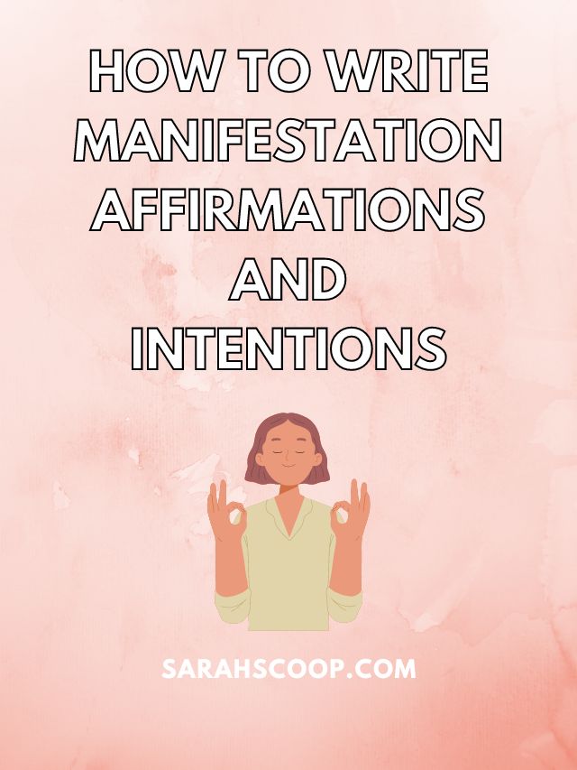 how to write a manifestation statement