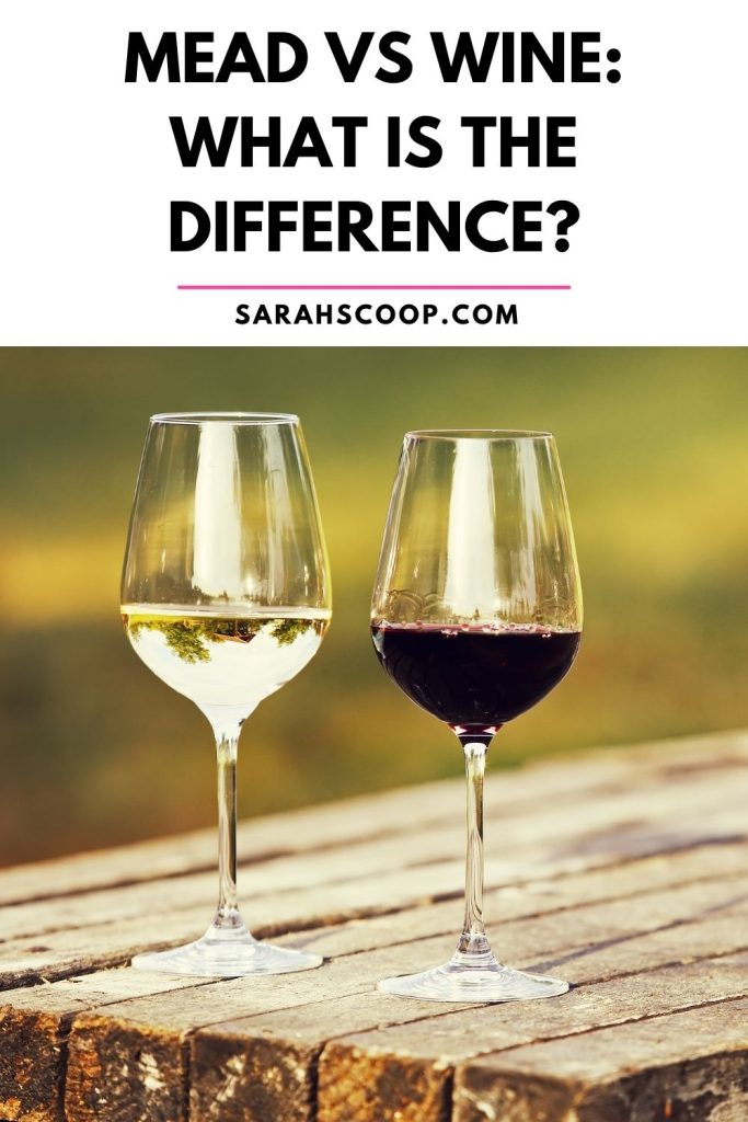 mead vs wine Pinterest image