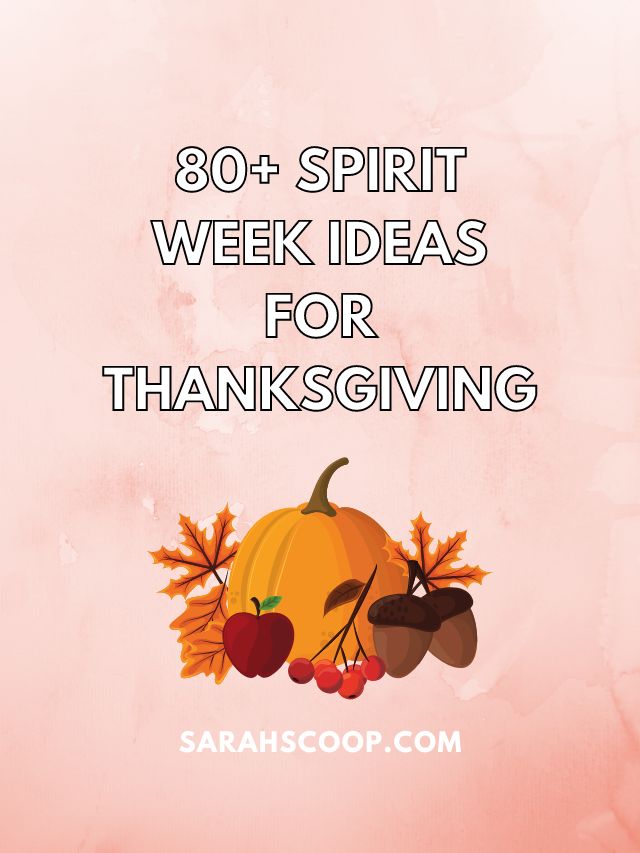 spirit week ideas for thanksgiving