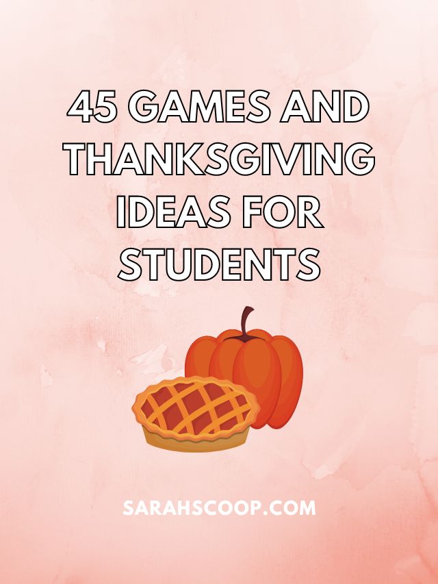 thanksgiving ideas for students