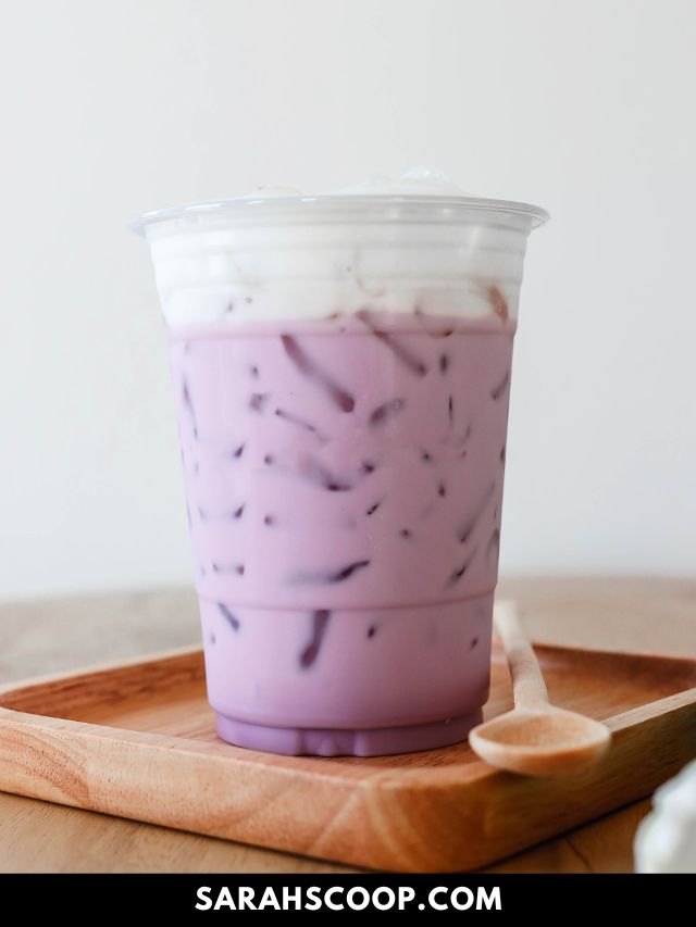 what flavor is the purple boba tea