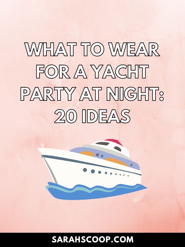 evening yacht party