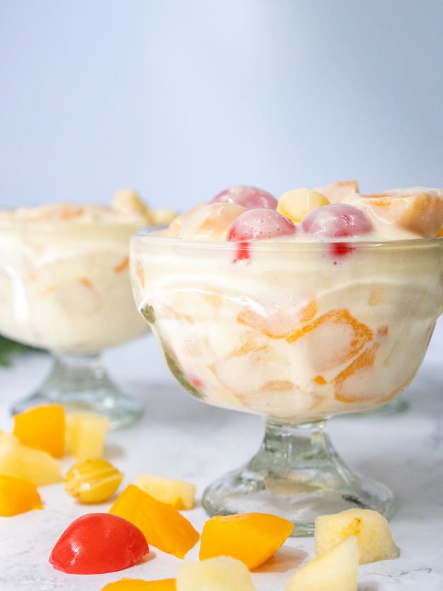 fruit salad in a serving cup