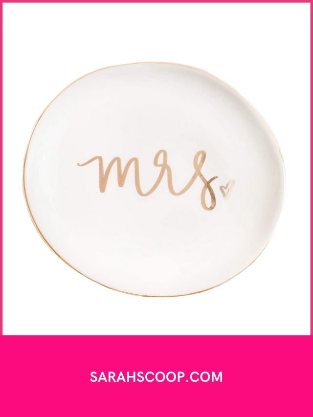 Mrs Ring Dish christmas gift ideas for bride to be