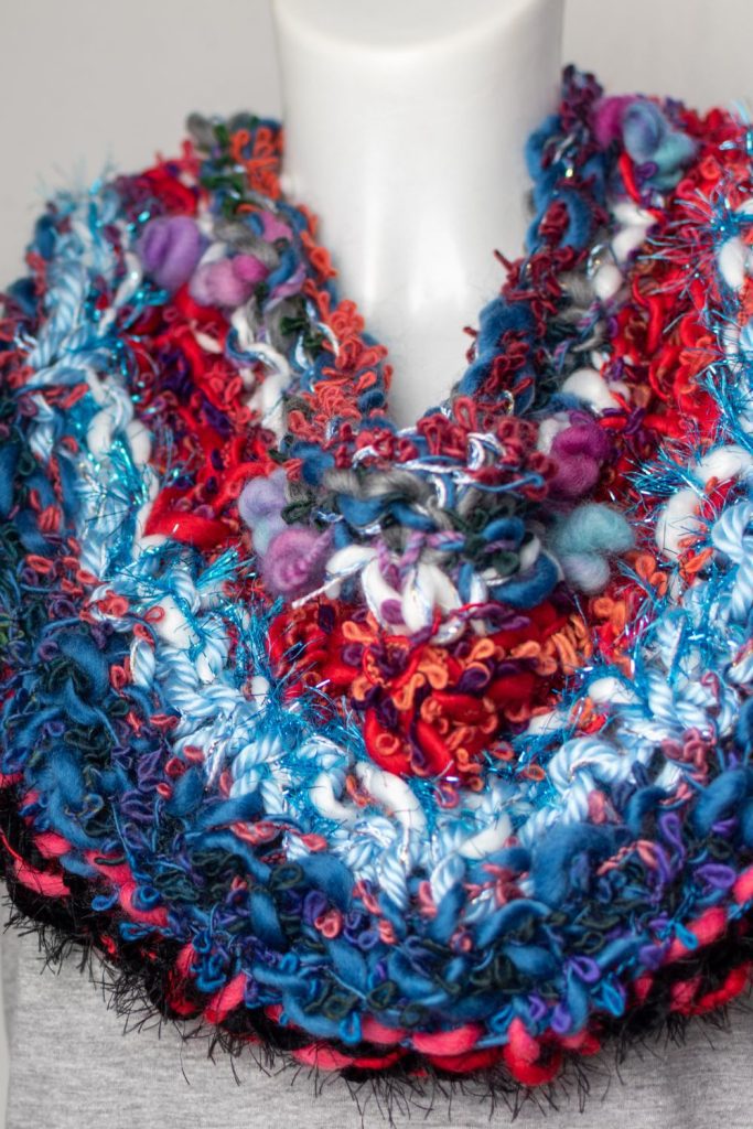 crochet scarf cowl