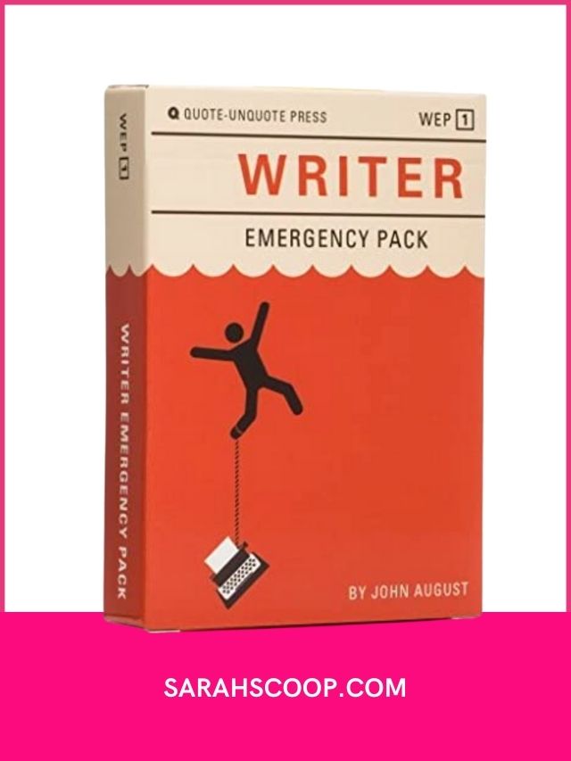 Writer Emergency Pack christmas gift ideas for writers