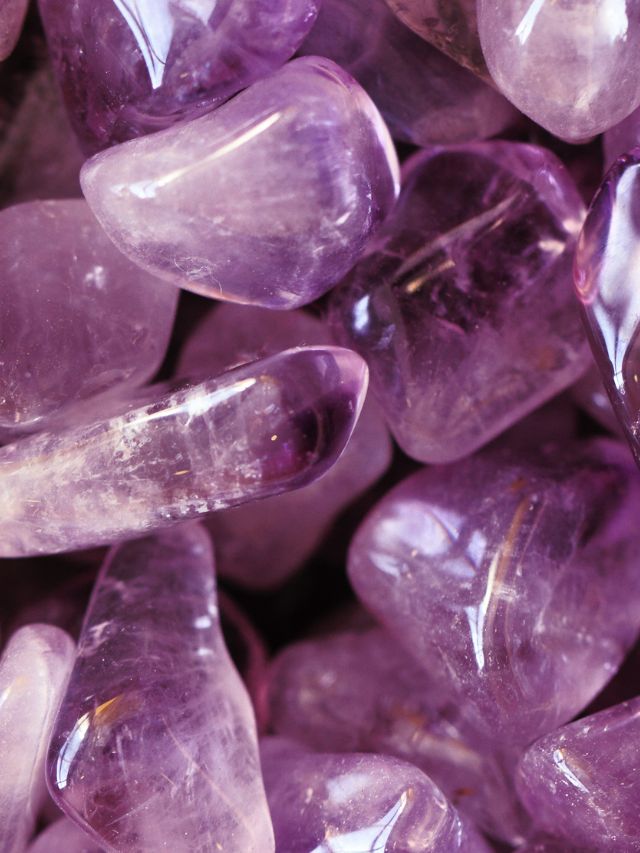 amethyst gem texture as nice natural mineral background