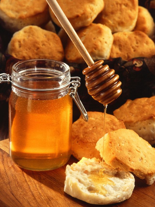 biscuits and honey