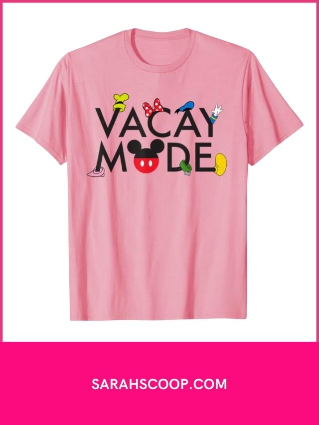 Disney Characters Vacay Mode T-Shirt T-Shirt