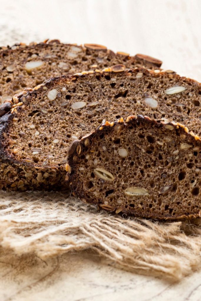 Pumpernickel german rye bread