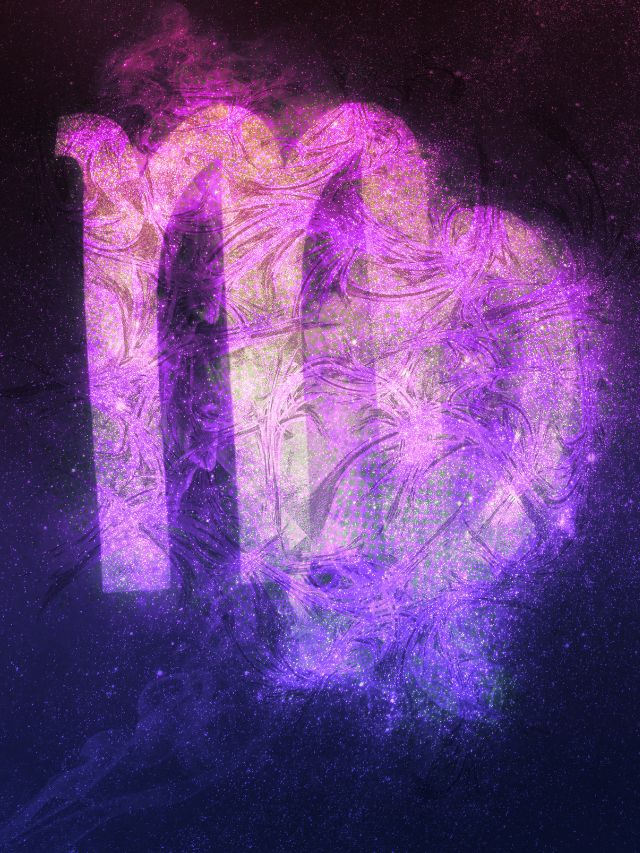 purple misty virgo symbol