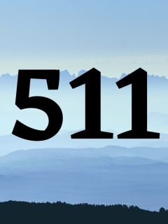 The symbolic meaning of the number 511, with the breathtaking backdrop of mountains.