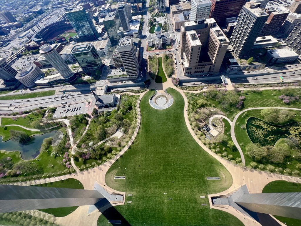 View from Gateway Arch