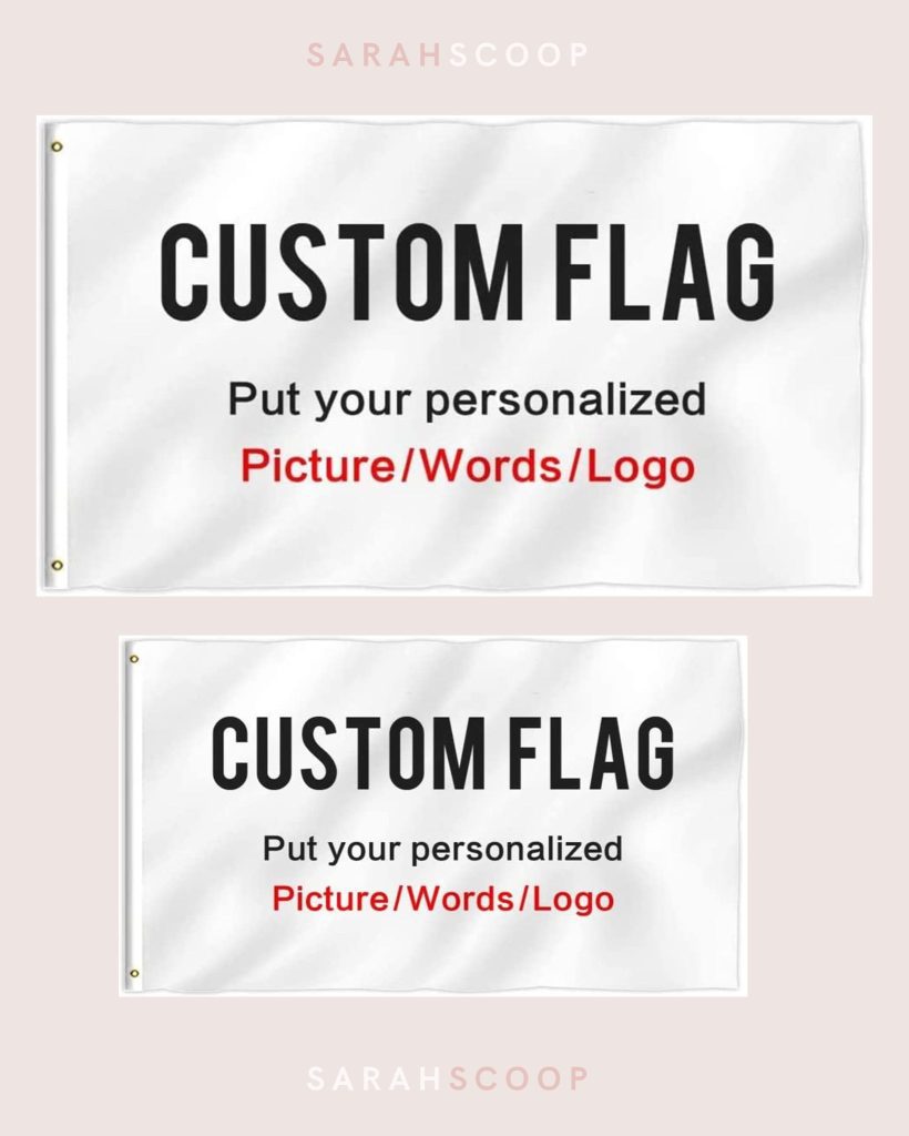 custom best dorm flags with unique personalization