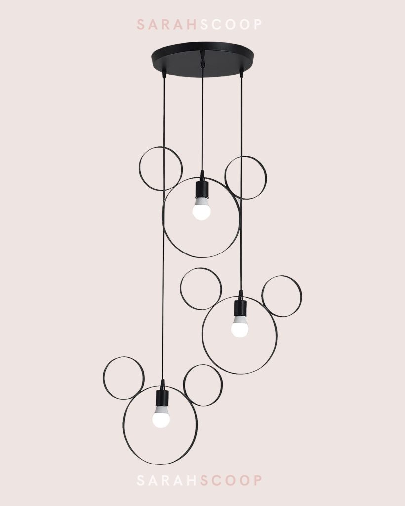 mickey mouse head shaped chandelier for home