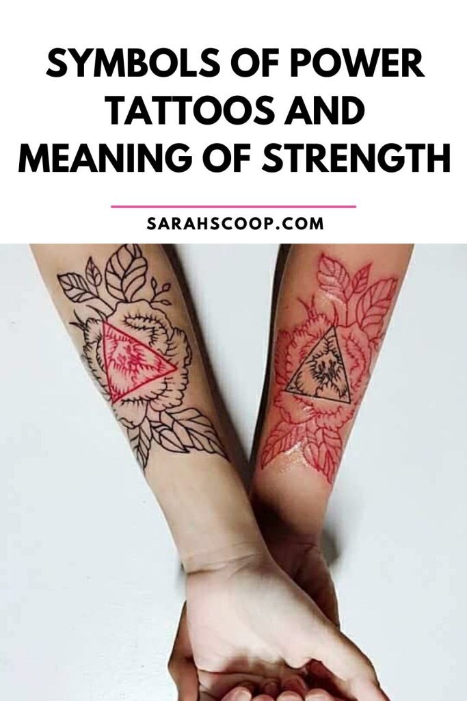 symbols of power tattoos Pinterest image