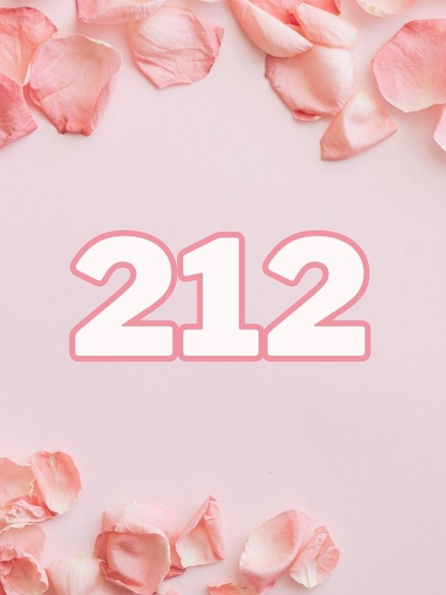 212 with rose petals