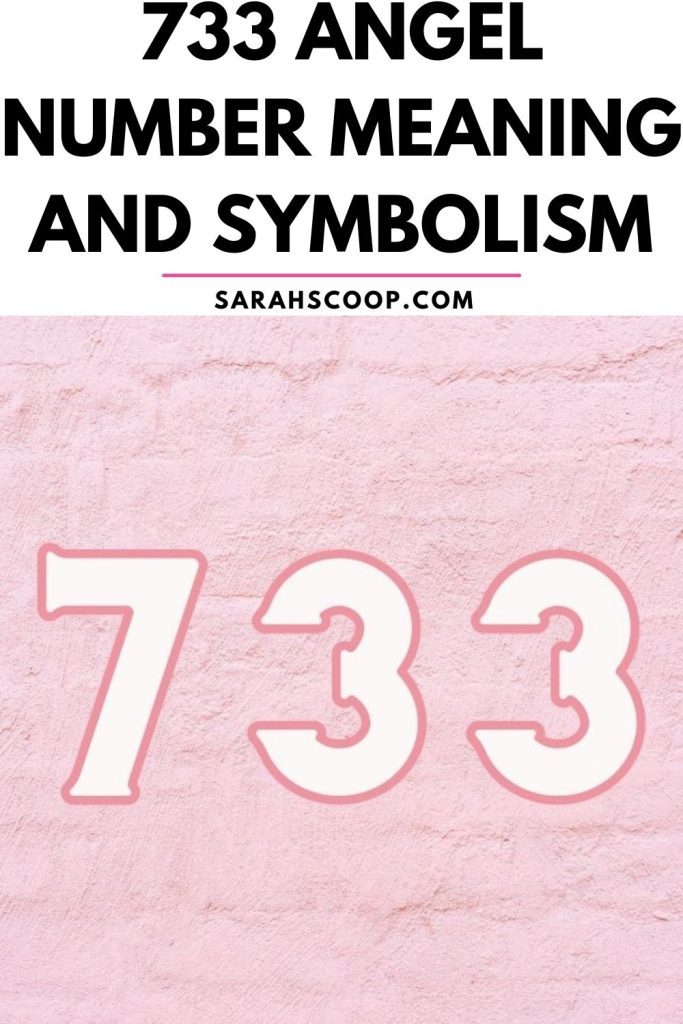 733 angel number meaning and symolism