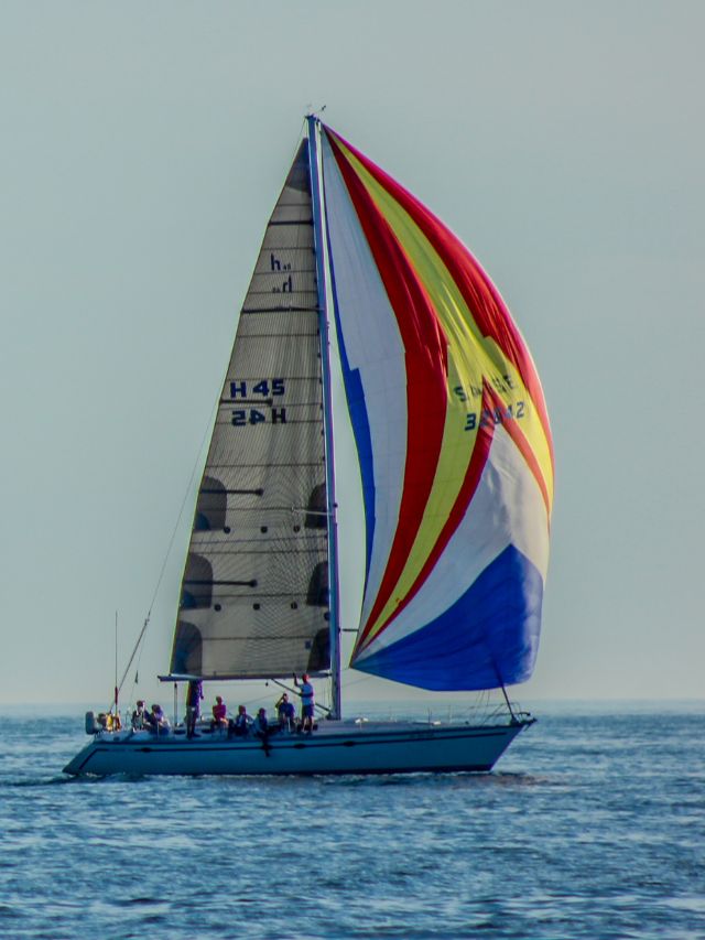colorful sailboat