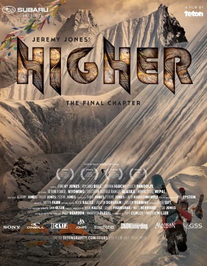 Jeremy Jones' Higher (2014) official poster