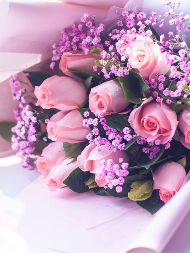 pink floral bouquet