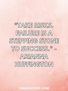 take rises, failure is a stepping stone to success