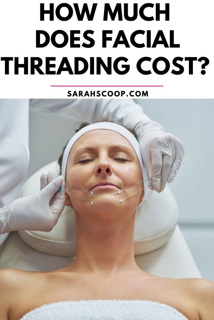 how much does facial threading cost