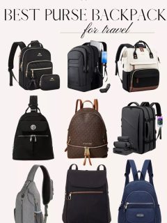 Best purse backpack for travel.
