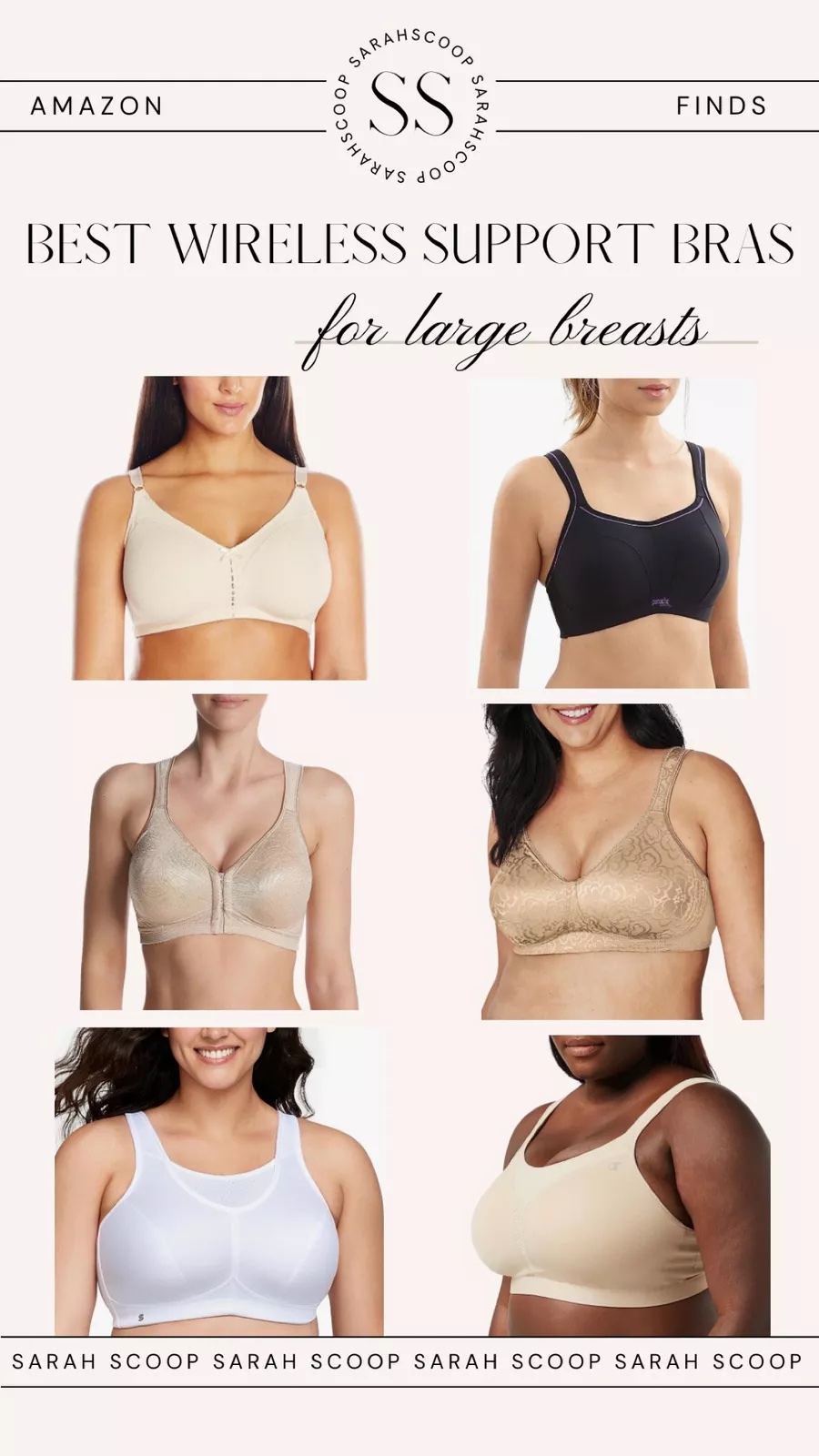 20+ Best Wireless Support Bras For Large Breasts