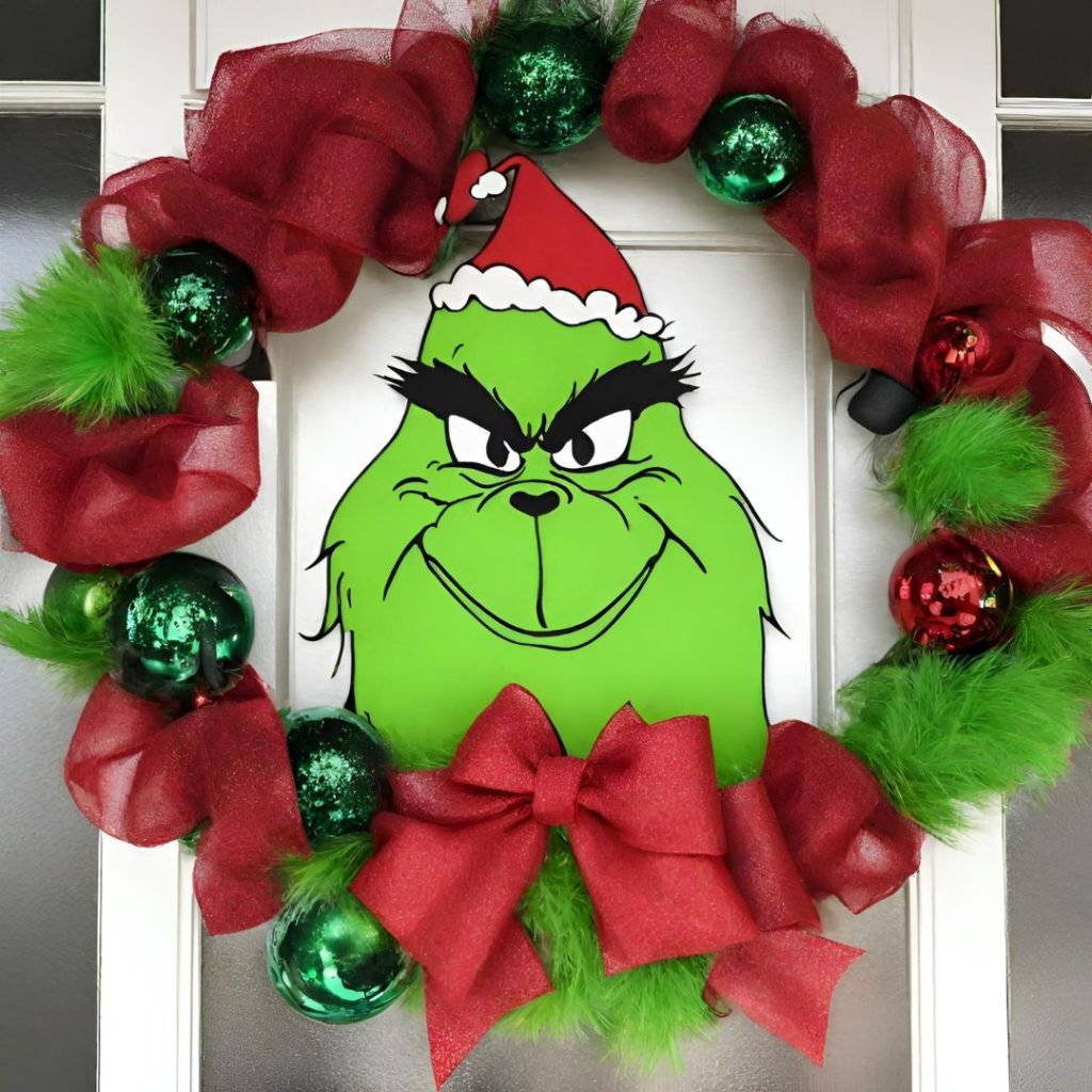 How the grinch stole christmas wreath.
