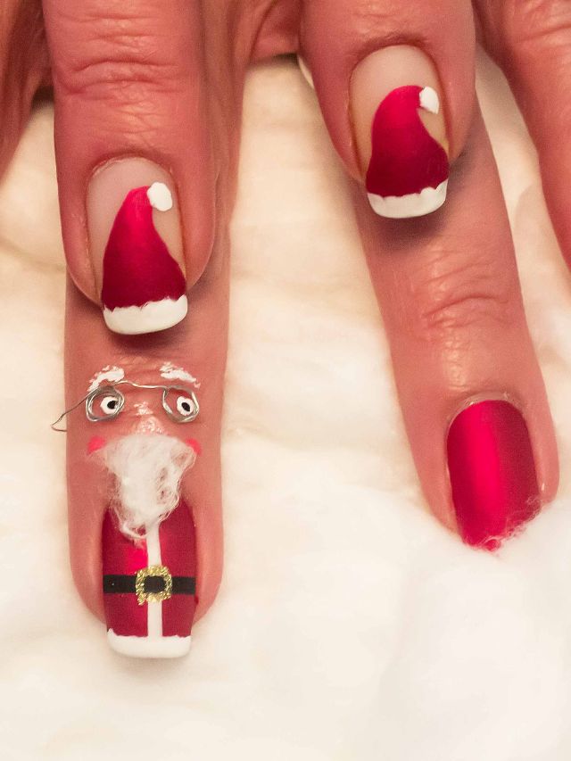 25 Festive Santa Hat Nail Designs to Try in 2023