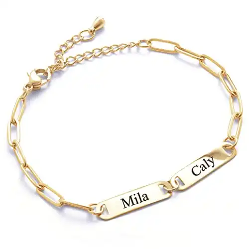 Multiple Name Custom Engraved Bracelet